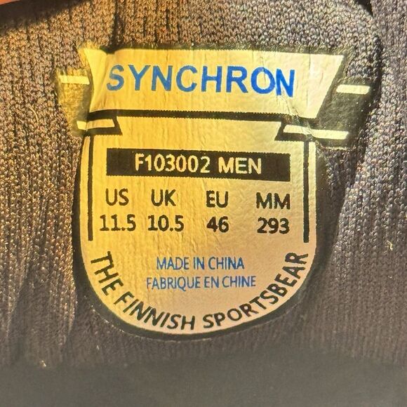 Size 11.5 - Karhu Synchron 2.0 Men's  Blue Gray Running Athletic Shoes F103002 - Picture 9 of 10